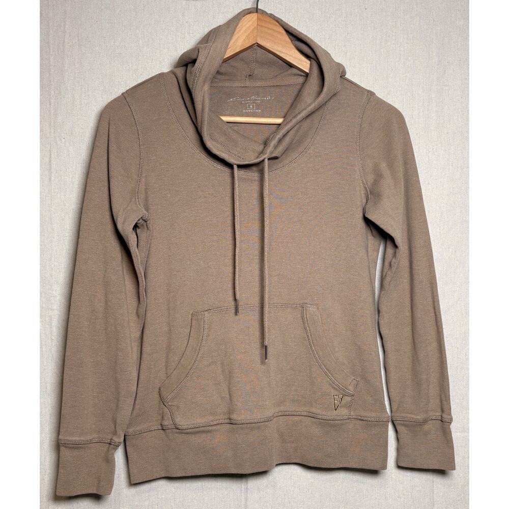 Eddie Bauer Women’s Lightweight Hoodie Size Small Brown Hiking Lounge